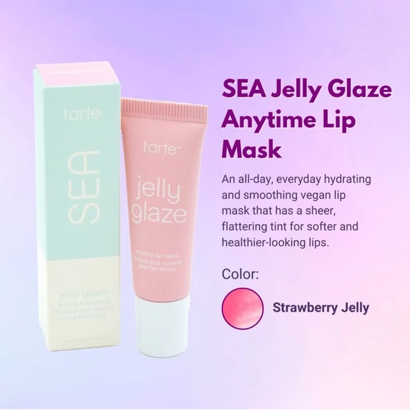 x3 Tarte Jelly Glaze Strawberry jelly Lip Mask 3g each - Picture 2 of 4